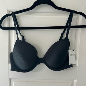 Calvin Klein Black Lightly Lined Demi Bra 36B